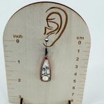 Cactus Earrings / Night Desert Earrings / Silver Dangle Earrings / Boho Earrings Photo 3