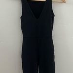 Aritzia babaton Contour V-Neck Romper black xs Photo 10