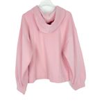 Loft NWT  Heart Relaxed Fit Terry Hoodie Sweatshirt Pink Size XL NEW Photo 10