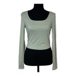 #173 Bundle of four stretch knit crop tops Photo 2