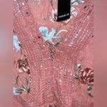 Torrid  Women's Floral Print Lace-Up Peasant Blouse Plus Size Top Photo 5