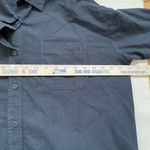 Djerf Avenue  Breezy Shirt Black Size Small Organic Cotton Boxy Fit Photo 5