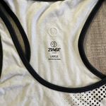 Zumba  Racerback Tank Gray & Black Size Large Photo 2