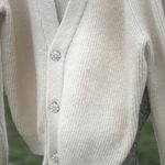 NWT On 34th Elegant Cream Cardigan Sweater XL Photo 7