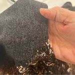 Gloria Vanderbilt  top blouse shirt boho 2X black brown gray lace Photo 4