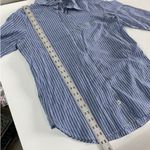 Rails ‎ Top Womens Small Blue Mimi Maldives Stripe Button Down Bow Neck Blouse Photo 5
