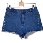 Honey Punch NWT High Waisted Denim Cut Off Shorts Photo 0