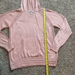 Athleta light pink Evergreen knit pullover hoodie sweater size S Photo 8