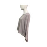 Carmen Marc Valvo Blush Bell Sleeve Blouse Women’s Size 6 Photo 1