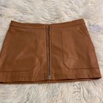 Free People Mini skirt size 8 brand new with tag color tan measure in the photos Photo 10