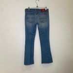 Lucky Brand  Lowered Peanut Bootcut Crop Denim Blue Jeans Sz 6/28 Cotton USA Photo 4