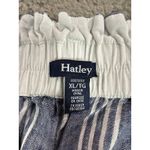 Hatley Women Blue White Paper Bag Pants Beach Stripes Wide Leg Pants Belted XL Size undefined Photo 2