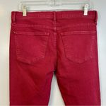 The Great Almost Skinny Cherry Pie Red Ankle Jeans Size 28 Photo 8