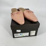 Gucci Vintage Leather Bow Mule Flats in Pink Photo 5
