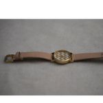 Charming Charlie  Zig Zag Beige/White Gold Tone New Battery Like New Watch Photo 1