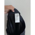 Susan Graver  Women's Faux Leather Wide-Leg Crop Pants Dark Navy Size 1X Stretch Photo 6