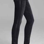 Vince Dylan Black Low Rise Stripe Jeans 26 Black Stripe Skinny Leg Photo 1