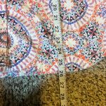 Chico's  No Iron Geometric Print Button Down Shirt Womens Size 1 (M) Photo 5