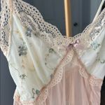 Next To Nothing LA Prairie Romance Floral Patchwork Babydoll Lingerie Slip S Pink Photo 6