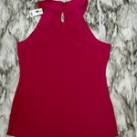 The Limited  Hot Pink Cut Out Top Barbiecore Girly Stretch Halter Style Y2K Vibes Photo 5
