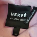 Herve Leger NWOT  Pastel Pink Princesscore Feminine Cropped Sweatshirt Size XS Photo 2