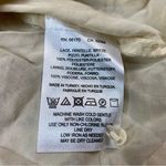 Free People Size XS Simone Crochet Lace Mock Neck Bell Sleeve Mini Shift Dress Photo 13