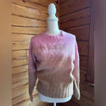 Everlane Gradient Pink and Tan Alpaca Blend Sweater size small Photo 1