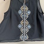 Iris ✨  Los Angeles Black Sheer Top Medium Photo 1