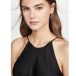 Black Halo  Black Lyric Sleeveless Wide Leg Jumpsuit Sz.4 Photo 3