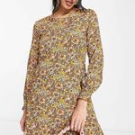 & Other Stories & Other Stories frill hem mini dress in 70's flower print Size 4 Photo 2