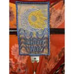 Johnny Was Bias Dress Slip Bobcat Forest Red Floral Maxi Silk Blend Size Medium Photo 4