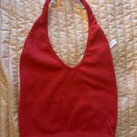 Urban Outfitters  halter v neck tank top red small Photo 0