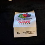 Fruit of the Loom Fruit of the‎ Loom Pullover Short Sleeve T shirt Black Size XL 100% Cotton Photo 2