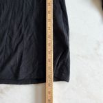 Nation Ltd  Womens Top Small Black V Neck 3/4 Sleeve Ruffle Cuff‎ Blouse Photo 4