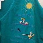 White Stag FINAL MARKDOWN  embroidered blouse large Photo 5