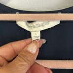 Favorite Daughter The Sleeveless Date Blouse Bodysuit Navy Size L Photo 9