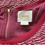 Anthropologie  Maeve Dora Large Shirt Dress Red Textured Lined Photo 3