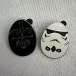 Disney ‎ Star Wars Set Of Darth Vader and Storm Trooper Egg Pins Photo 0