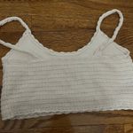 Aerie White Crochet Tank Photo 1