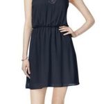 Maison Jules Eyelet Sleeveless Casual Dress Blue Photo 0