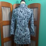 La mer luxe Fonda Stylish Blue, and White long Blouse Blue Size M Photo 9