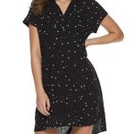 Rock & Republic Black and White Star Shirt Dress Size Small Photo 0