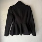 Ted Baker  London Peplum Jacket Wool Blend Coat‎ 1 Black Coquette Dark Academia Photo 6