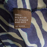 J. McLaughlin  Balboa Knit Mesh Breakaway Cardigan‎ Large Blue Photo 3