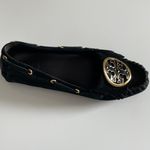 Tory Burch black suede moccasin loafers Photo 3