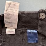 Pilcro Anthropologie  The Skipper High Rise Black Crop Wide Leg Jeans Photo 7