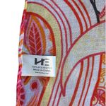 Beautiful Pink Flowy Paisley Scarf Size Approximately 71 1/2” x 12” Photo 2