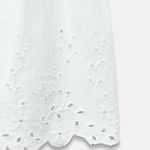 ZARA  White Spaghetti Strap bohemian crochet summer vacation sundress Dress Photo 11