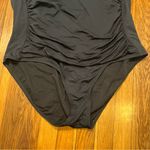 Liz Claiborne One Piece Swimsuit Black Halter 22W Photo 3