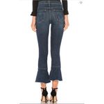 MOTHER‎ The Cha Cha Raw Cut Flared Ankle Jeans Size 26 in Girl Crush Blue Photo 3